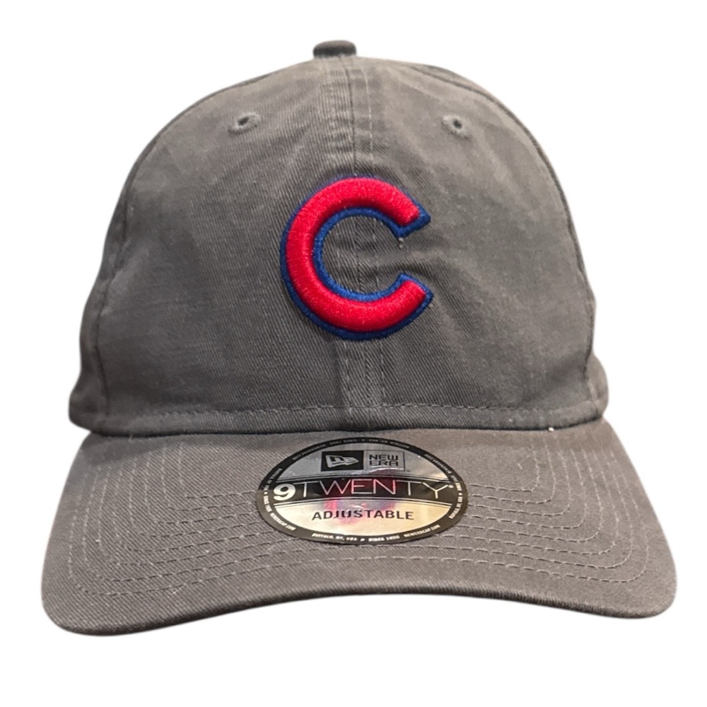 New Era Chicago Cubs 9Twenty Core Classic Graphite Adjustable Strap Hat Cap